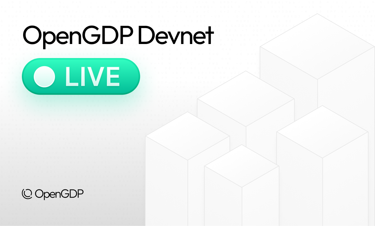 OpenGDP Devnet Is Now Live